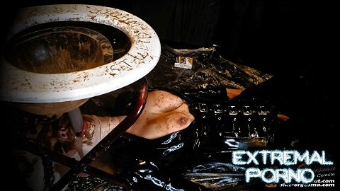SlutOrgasma - Extreme shit and puke swallowing toilet slave (ScatShop)